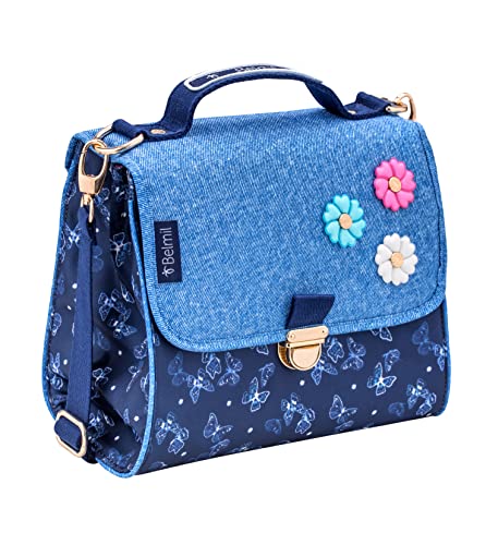 Belmil Premium Petite Kindergarten Schultertaschen für Mädchen (Sapphire) von Belmil