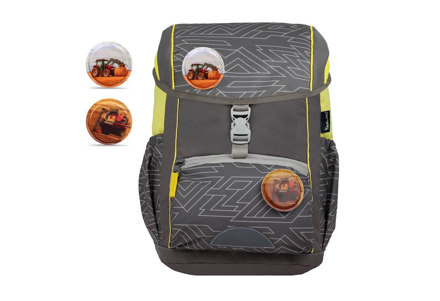 Belmil Rucksack Kiddy Sporty Kindergartenrucksack Funride 3-6 Jährige Kinder Rucksack von Belmil