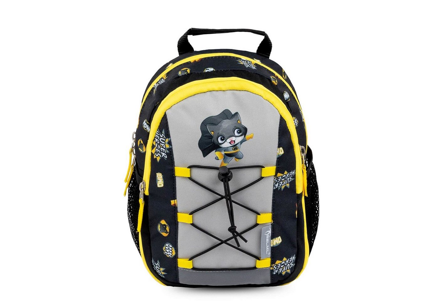 Belmil Rucksack Mini Kiddy Kindergartenrucksack Super Cat 1-3 Jährige Kinder Rucksack von Belmil