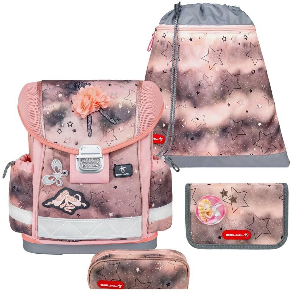 Belmil Schulranzen "Classy 2024" (inkl. Regenhaube), Ballet, 4tlg.,1. Klasse, Grundschule, Einschulung, Mädchen von Belmil