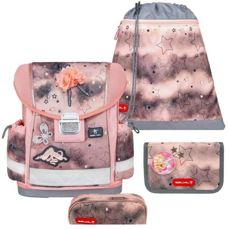 Belmil Schulranzen "Classy 2024" (inkl. Regenhaube), Ballet, 4tlg.,1. Klasse, Grundschule, Einschulung, Mädchen von Belmil