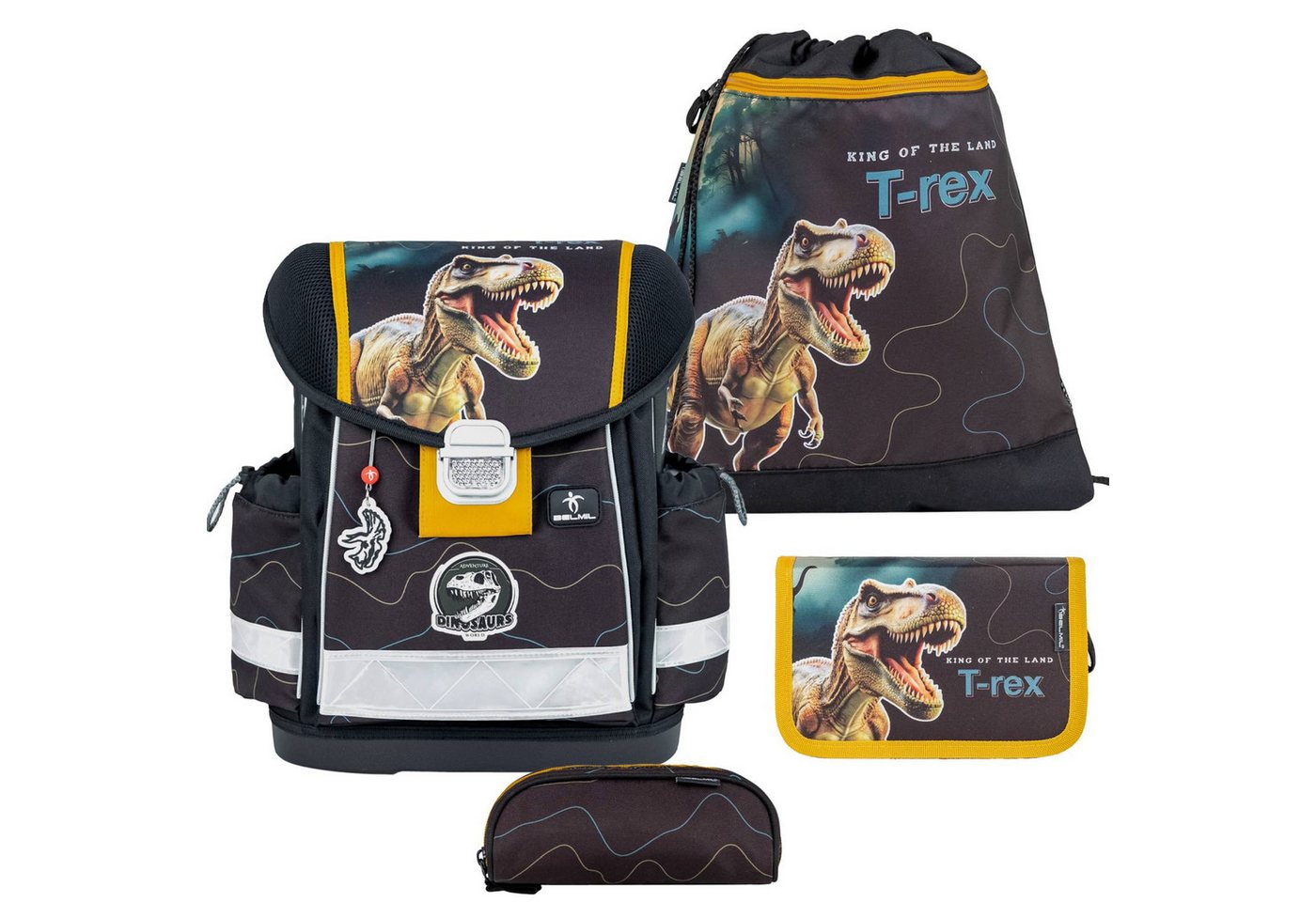 Belmil Schulranzen "Classy" 2026 Set 1. Klasse neue Designs, 4tlg. Set ab 1. Klasse, Grundschule, Einschulung, Jungen und Mädchen Belmil Schulranzen "Classy" 2026 Set 1. Klasse neue Designs, 4tlg. Set ab 1. Klasse, Grundschule, Einschulung, Jungen und Mädchen von Belmil