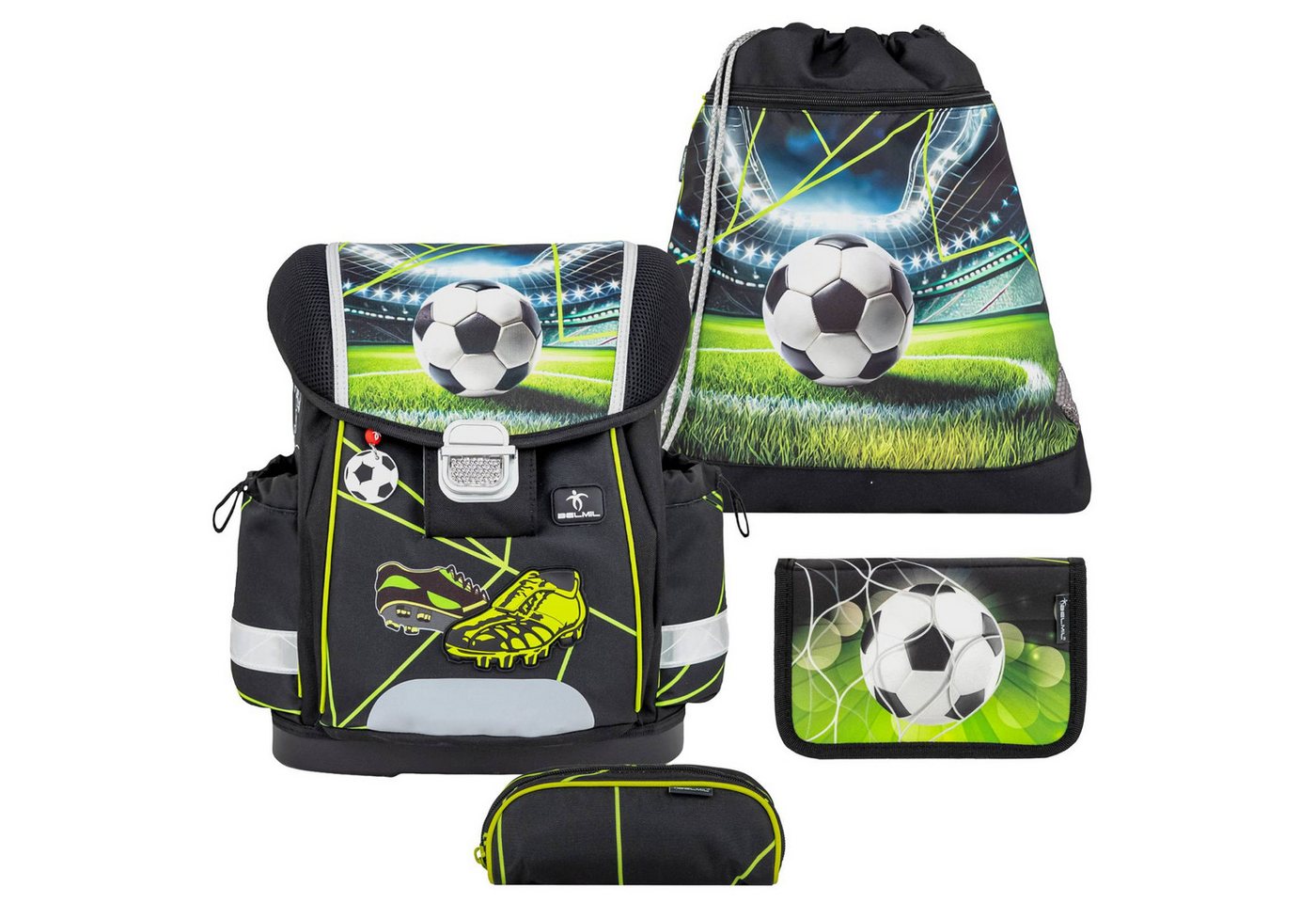 Belmil Schulranzen "Classy" 2026 Set 1. Klasse neue Designs, 4tlg. Set ab 1. Klasse, Grundschule, Einschulung, Jungen und Mädchen von Belmil
