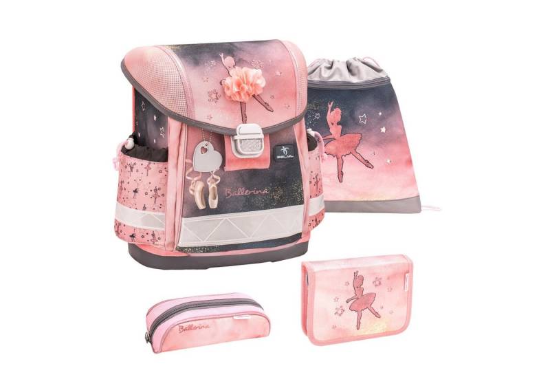 Belmil Schulranzen Classy ergonomisches Schulranzen-Set 4-teilig von Belmil