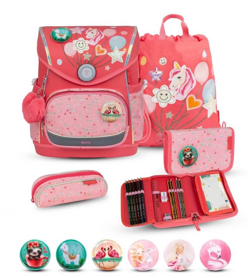Belmil Schulranzen Compact Plus Schulranzen-Set 5-tlg von Belmil