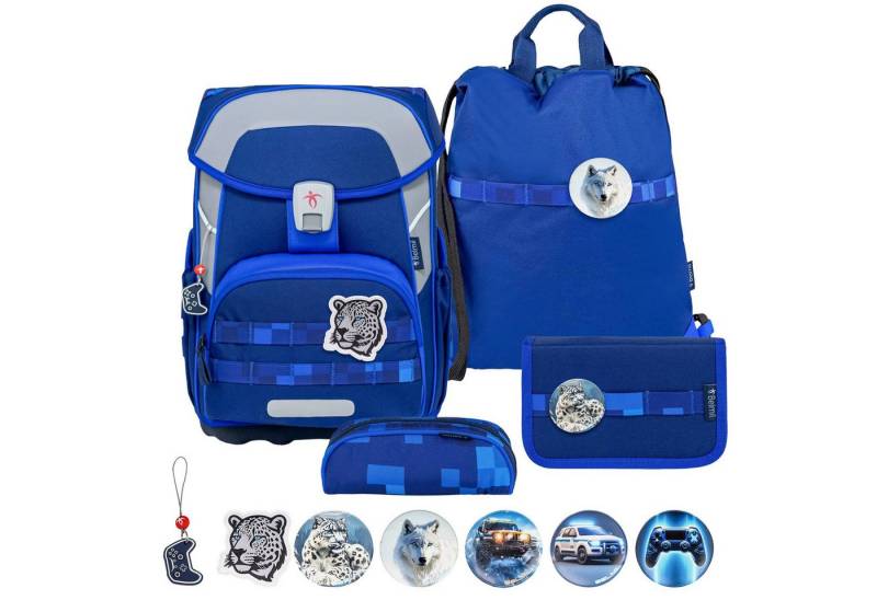 Belmil Schulranzen Maxi Plus 2026, 4tlg.,1. Klasse, Grundschule, Einschulung, Jungen, Mädchen von Belmil