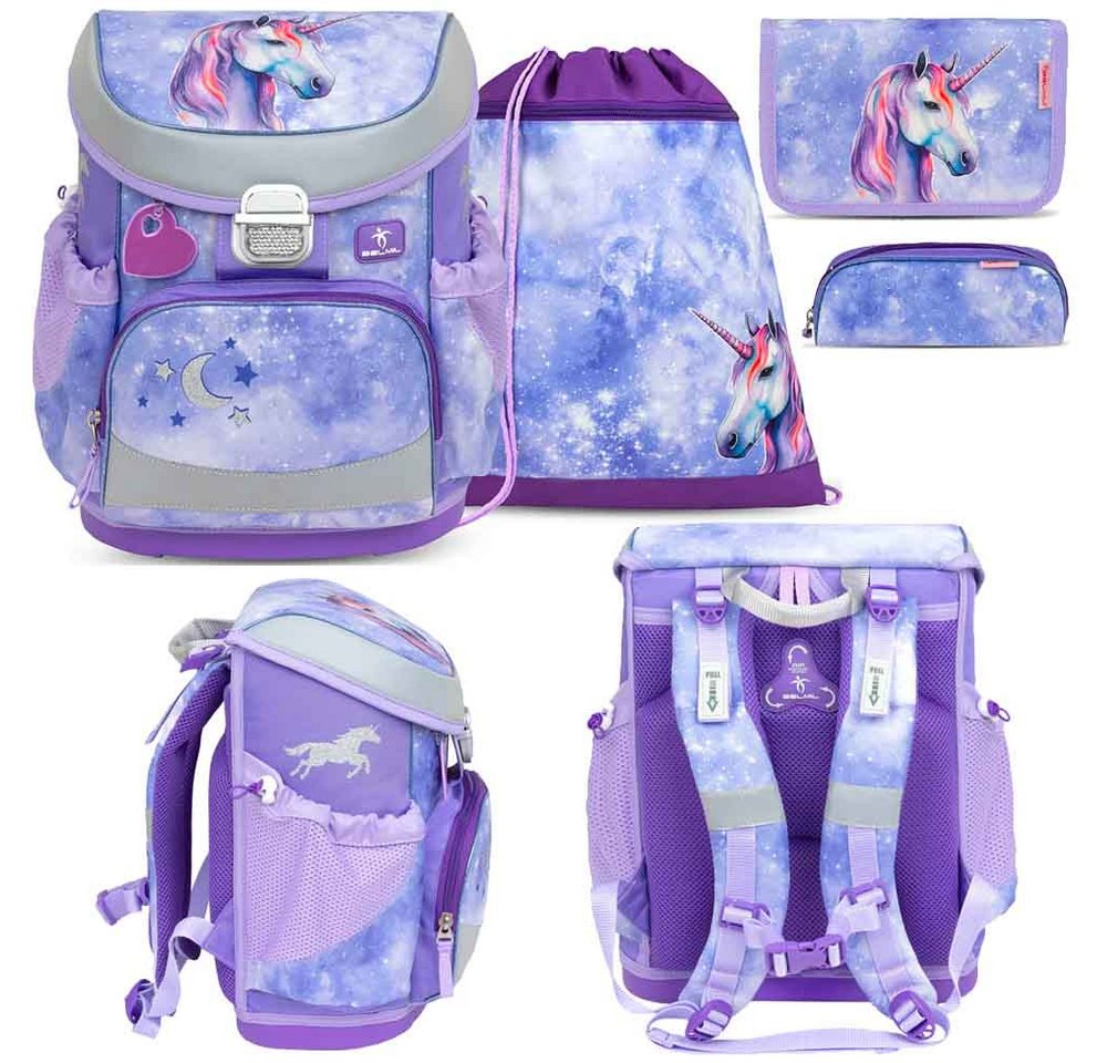 Belmil Schulranzen Set Mini Fit 4-teilig 2024 Mädchen Mistyc Luna von Belmil