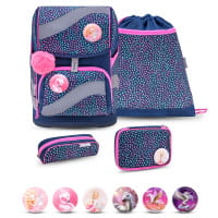 Belmil Smarty Schulranzen-Set 5tlg Amazing Polka Dot 2 von Belmil