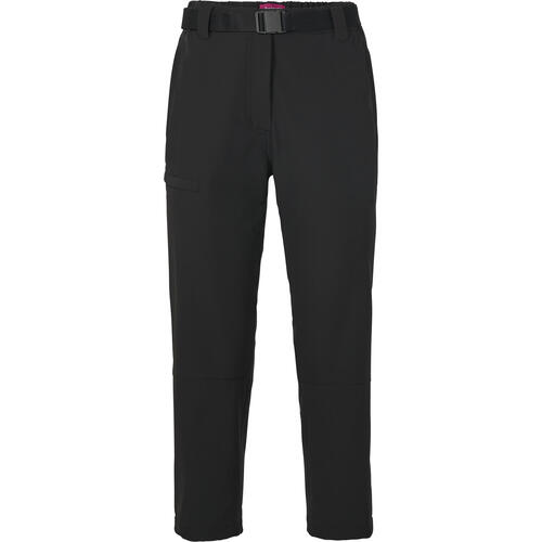 Belmina Damen Funktionscapri mit Gürtel von Belmina