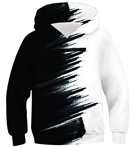 Belovecol 3D Hoodie Jungen Mädchen Kapuzenpullover Kinder Hoody Sweatshirt mit Kapuze Und Tunnelzug 6 7 Jahre von Belovecol