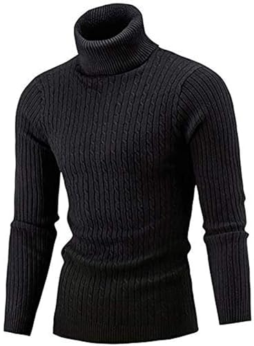 Belovecol Herren Rollkragenpullover Schwarz Pullover Rollkragen Slim Fit Feinstrick Sweater S Belovecol Herren Rollkragenpullover Schwarz Pullover Rollkragen Slim Fit Feinstrick Sweater S von Belovecol