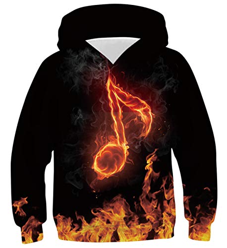 Belovecol Jungen Mädchen Hoodie 3D Kapuzenpullover Unisex Lustige Kapuzenpulli Leichte Atmungsaktiv Jumpers Teens 14 15 16 Jahre von Belovecol