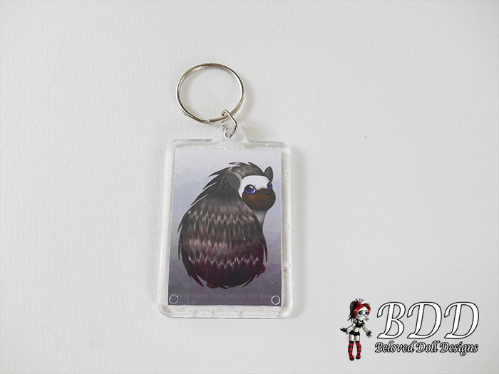 Igel Drift Shadow Keychain Kawaii Anime von BelovedDollDesigns
