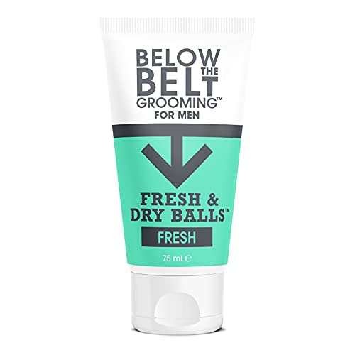 Below The Belt Grooming Fresh & Dry Balls - Intimate Deodorant For Men - Protects against Sweat, Odour and Chafing - Fresh Scent 75ml von Below The Belt Grooming