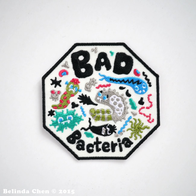 Bad Bacteria Aufnäher von BelsArt