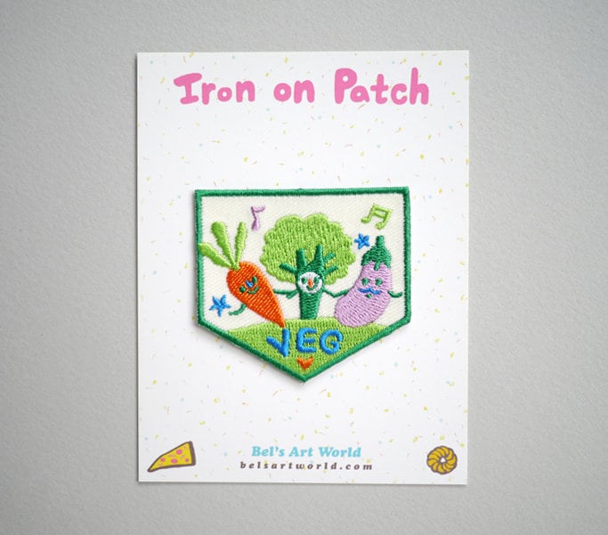 Veg Party Patch Zum Aufbügeln Oder Aufnähen von BelsArt