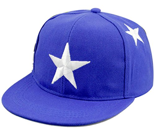 Belsen Kind Hip-Hop Stern Dreidimensional Stickerei Cap Baseball Kappe Hut (Marineblau) von Belsen