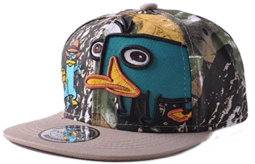 Belsen Kind Schnabeltier Karikatur Hip-Hop Cap Baseball Kappe Hut Truckers Hat, Tarnung, Erwachsene von Belsen