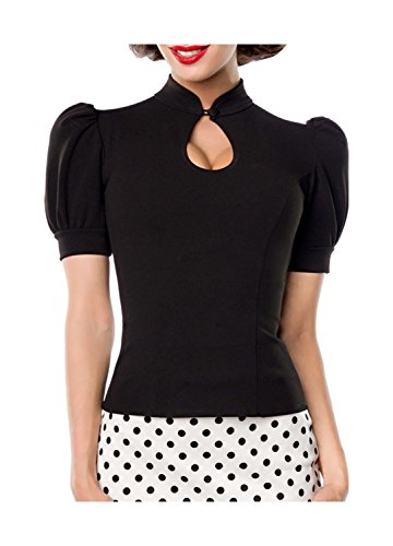 Belsira Damen Jersey-Bluse im Retro-Style M von Belsira