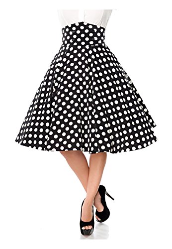 Belsira Damen Tellerrock im Retro-Style XL von Belsira