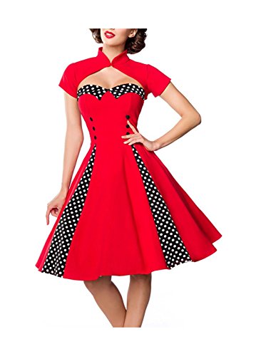 Belsira Damen Vintage-Kleid mit Bolero M von Belsira