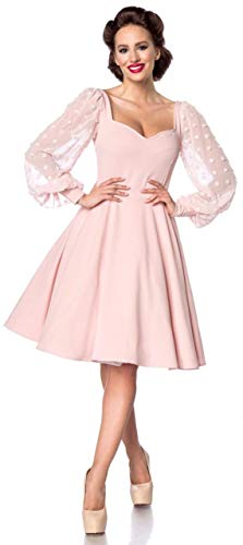 Belsira Damen Vintage Retrokleid mit Langen ?rmeln 2XL von Belsira