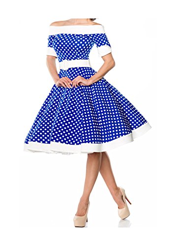 Belsira Damen schulterfreies Swing-Kleid im Retro-Style 2XL von Belsira
