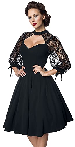 Belsira Lacedress Frauen Mittellanges Kleid schwarz L von Belsira