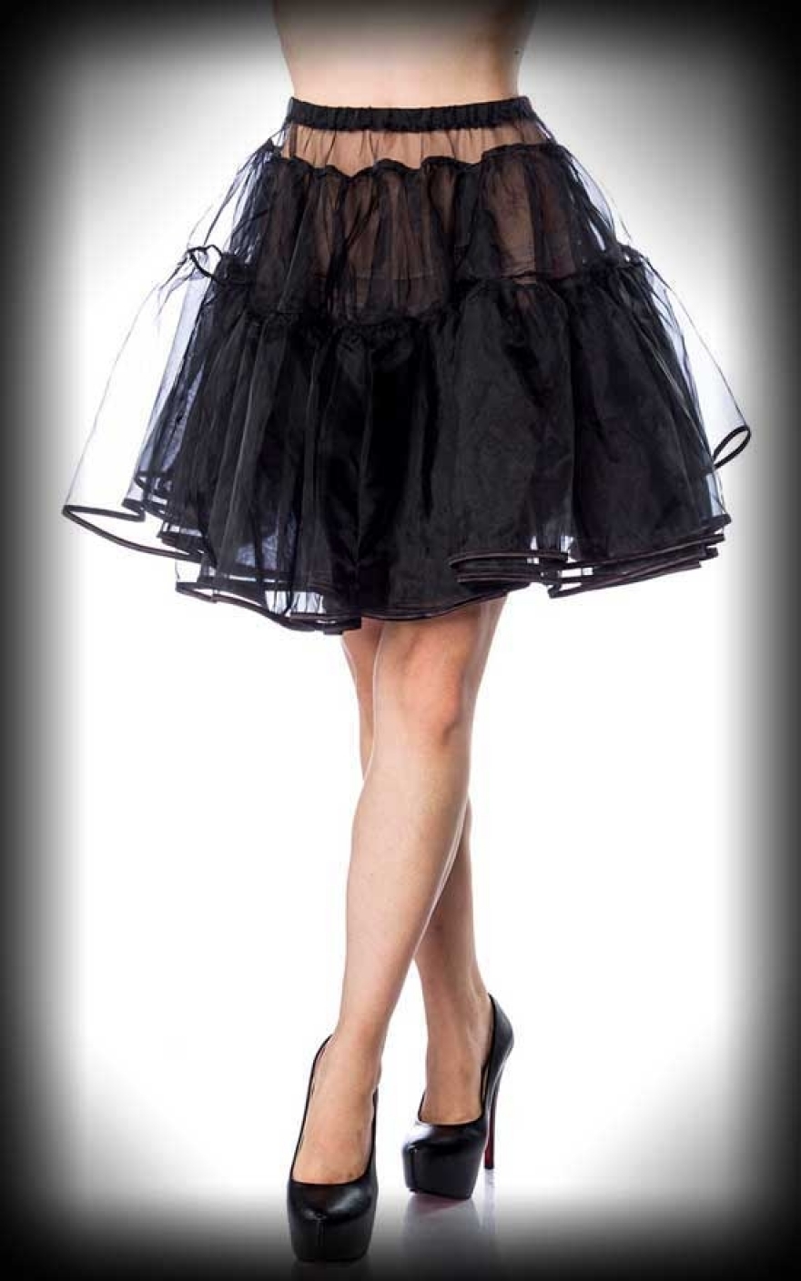 Belsira Petticoat kurz Rockabella - schwarz #XL-3XL von Belsira