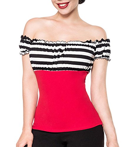 Jersey-Top Im Carmen Stil M von Belsira