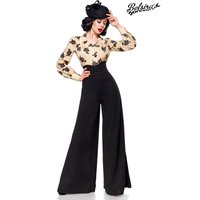 BELSIRA Marlenehose mit hohem Bund und herzförmigem Abschluss figurbetonend, elegant, elastisch Reißverschluss hinten stilvoll für Alltag & Anlass BELSIRA Marlenehose mit hohem Bund und herzförmigem Abschluss figurbetonend, elegant, elastisch Reißverschluss hinten stilvoll für Alltag & Anlass von Belsira