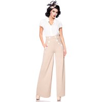 Marlenehose mit hohem Bund von BELSIRA stilvoller Retro-Look mit weit schwingendem Bein und femininer Silhouette im Vintage-Stil Marlenehose mit hohem Bund von BELSIRA stilvoller Retro-Look mit weit schwingendem Bein und femininer Silhouette im Vintage-Stil von Belsira