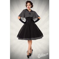 Belsira Swing-Kleid mit Cape mit Kragen und Knöpfen Belsira Swing-Kleid mit Cape mit Kragen und Knöpfen von Belsira