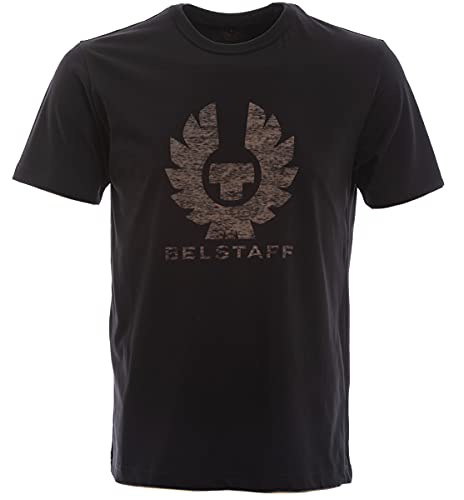 100057 Black Herren T-Shirt schwarz von Belstaff