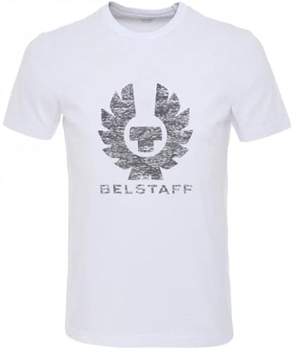 100057 White Herren T-Shirt wei� von Belstaff