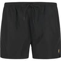 BELSTAFF Herren Badeshorts schwarz Mikrofaser unifarben von Belstaff