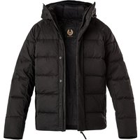 BELSTAFF Herren Daunenjacke schwarz Mikrofaser unifarben von Belstaff