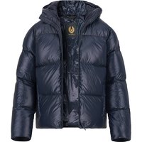 BELSTAFF Herren Daunenjacke blau Mikrofaser unifarben von Belstaff