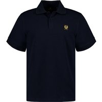 BELSTAFF Herren Polo-Shirt blau Baumwoll-Piqué von Belstaff