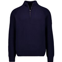 BELSTAFF Herren Pullover blau Wolle unifarben von Belstaff