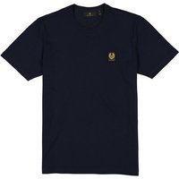 BELSTAFF Herren T-Shirt blau Baumwolle von Belstaff