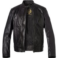 BELSTAFF Herren Lederjacke schwarz Lammleder unifarben von Belstaff