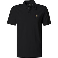 BELSTAFF Herren Polo-Shirt schwarz Baumwoll-Piqué von Belstaff