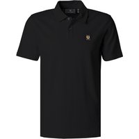 BELSTAFF Herren Polo-Shirt schwarz Baumwoll-Piqué von Belstaff