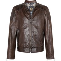 Belstaff Lederjacke Outlaw mit Ellenbogen- und Schulter-Patches in 52 von Belstaff