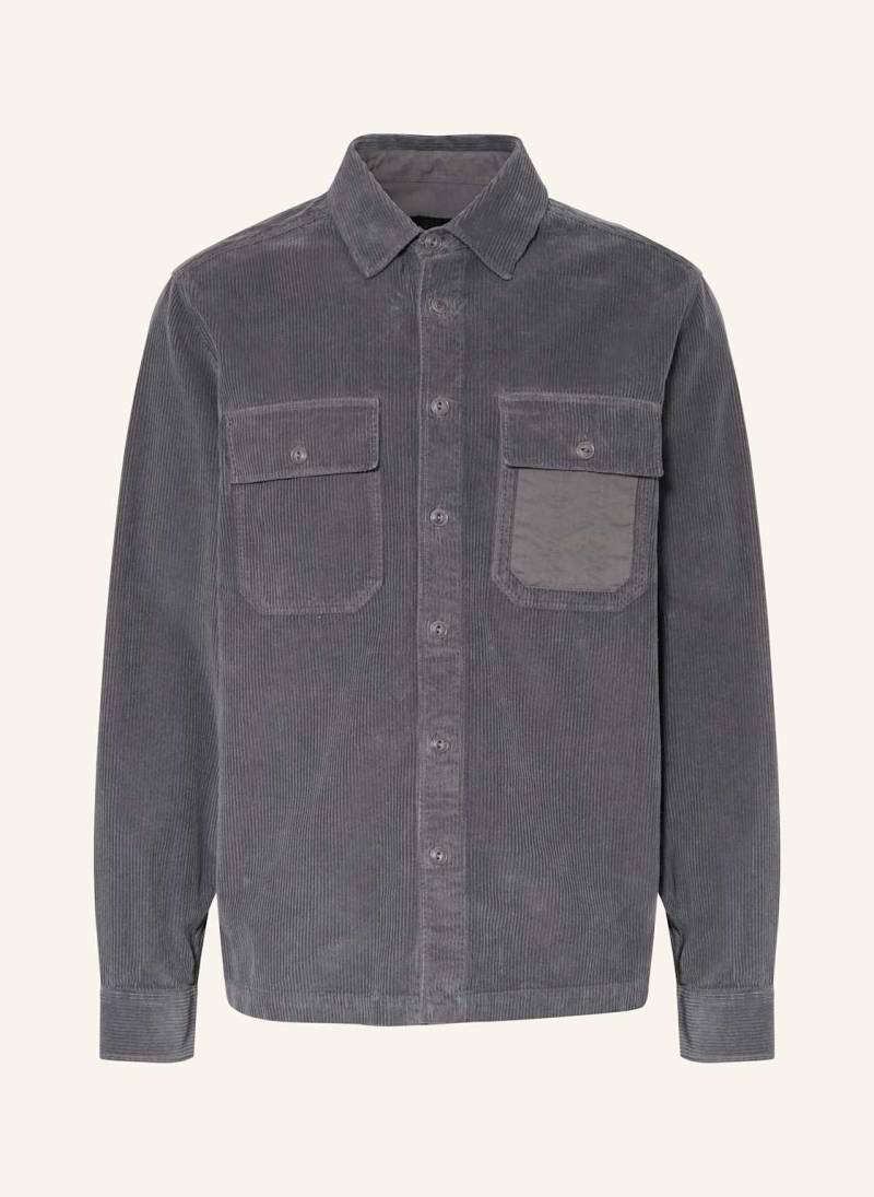 Belstaff Cord-Overjacket Fallgate Comfort Fit grau von Belstaff