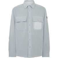 Belstaff Overshirt in Cord-Qualität mit Logo-Aufnäher in L von Belstaff