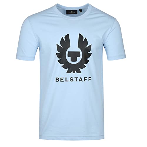 Belstaff Phoenix Herren-T-Shirt aus Baumwoll-Jersey, blau, XL von Belstaff