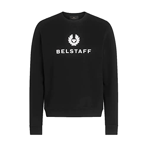 Belstaff Signature Crewneck Sweatshirt Schwarz, Schwarz , Large von Belstaff