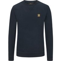 Belstaff Sweatshirt aus Baumwolle mit Logo-Emblem, O-Neck in L von Belstaff